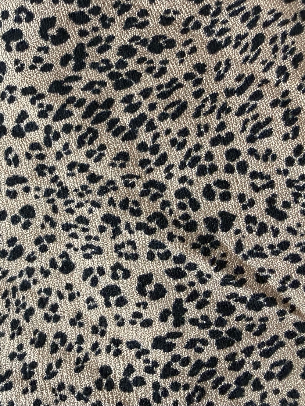 URBAN Romantics Leopard Print Wrap Midi Skirt in Beige and Black Size Small - Picture 3 of 5